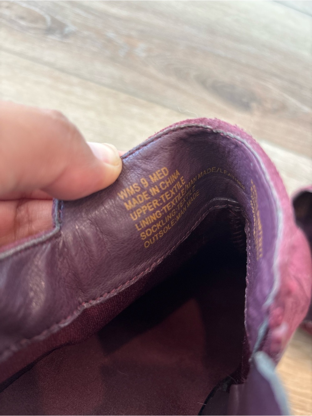 Sonoma Esme Suede Ankle Bootie in Burgundy Size 9 - Picture 10 of 11
